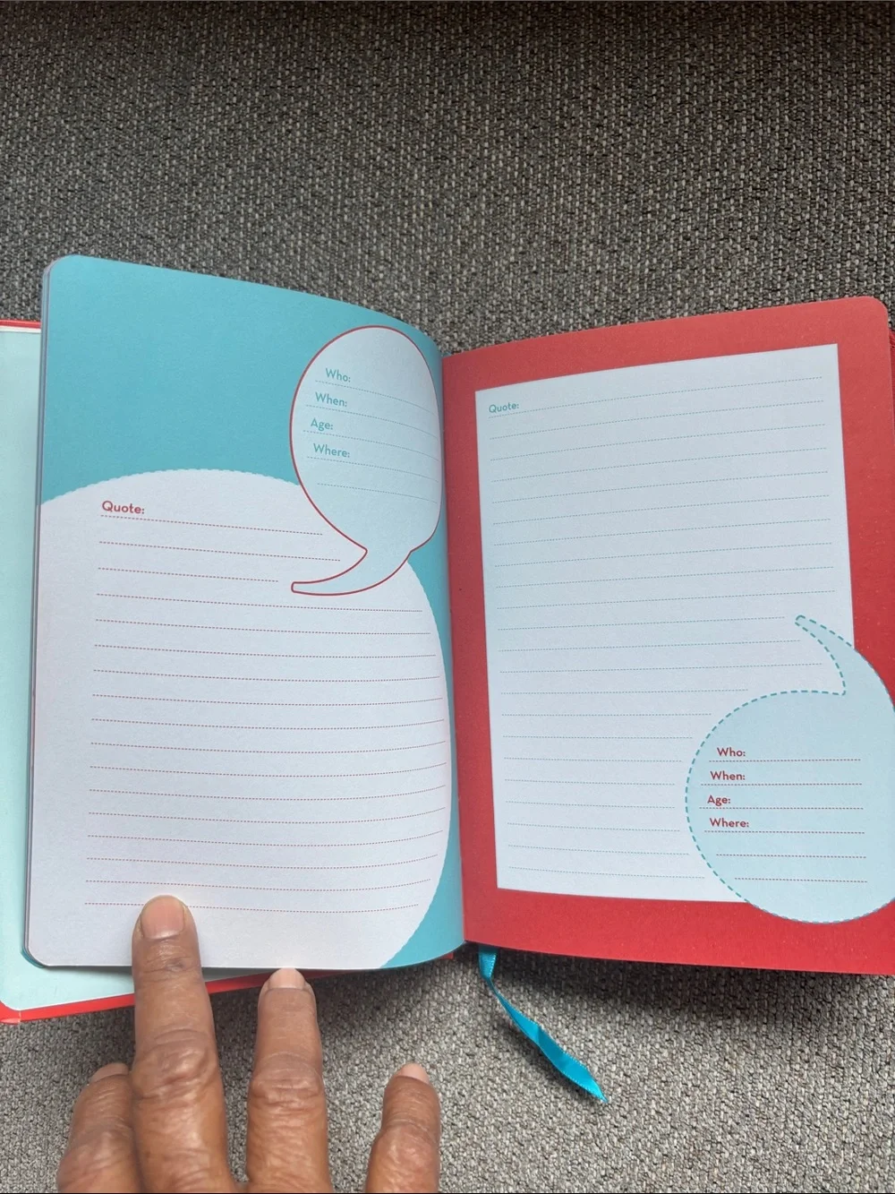 My Quotable Kid Red Parents' Journal
